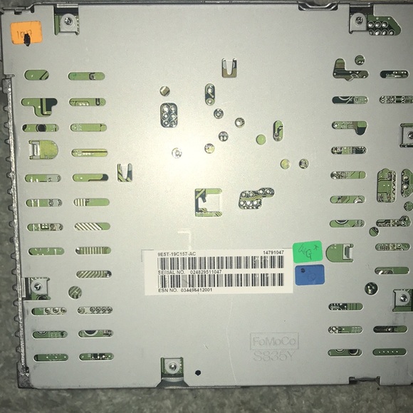 Fomoco S835Y CD338 Ford Fusion 2010 Stereo OEM Factory 2 piece XM aux cd - Picture 5 of 14